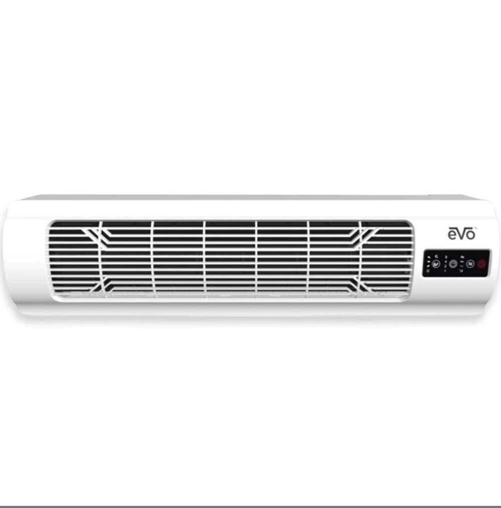 EVO WF300 Low Profile Window Fan Air Circulator with Remote Control, Fits up to